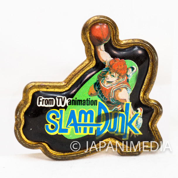 Retro RARE! SLAM DUNK Hanamichi Sakuragi Metal Pin 1993 BANDAI Collectible | Japanimedia Store Front