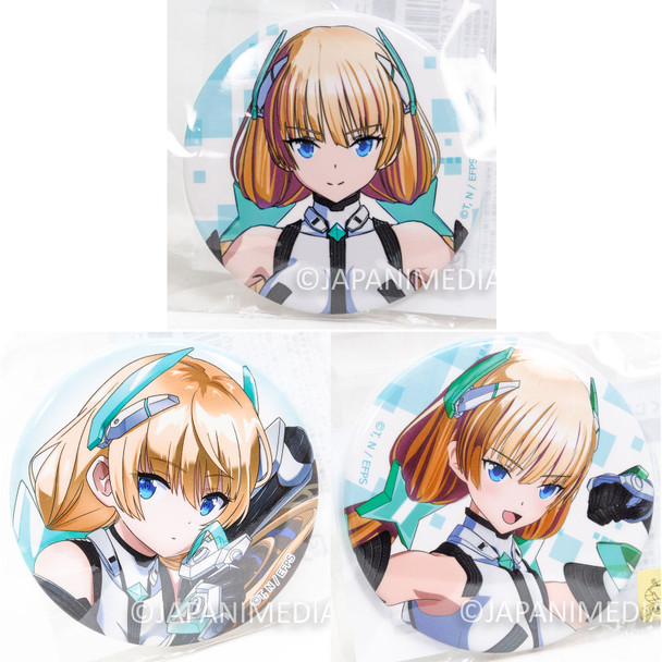 Expelled from Paradise Angela Balzac Can Badge Pin 3pc Set RAKUEN TSUIHOU Japanimedia Store Front
