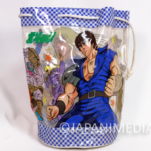 Retro Rare Fist of the North Star Vinyl Pool Bag Hokuto no Ken Anime Japanimedia Store Front
