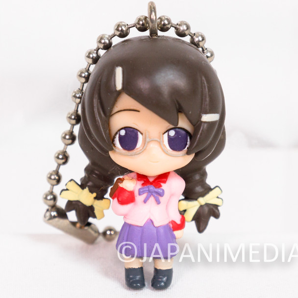 Bakemonogatari Tsubasa Hanekawa Figure Ballchain Chibi Anime Mascot Japanimedia Store Front