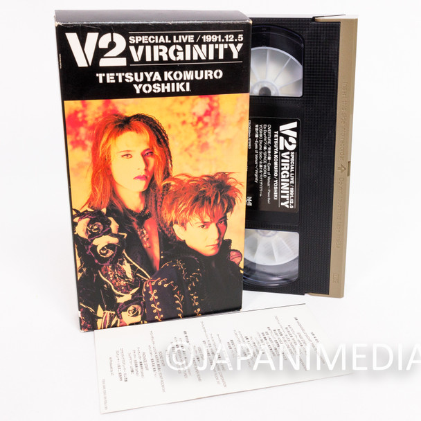V2 VIRGINITY Special Live 1991 VHS Tetsuya Komuro Yoshiki Video Tape Japanimedia Store Front