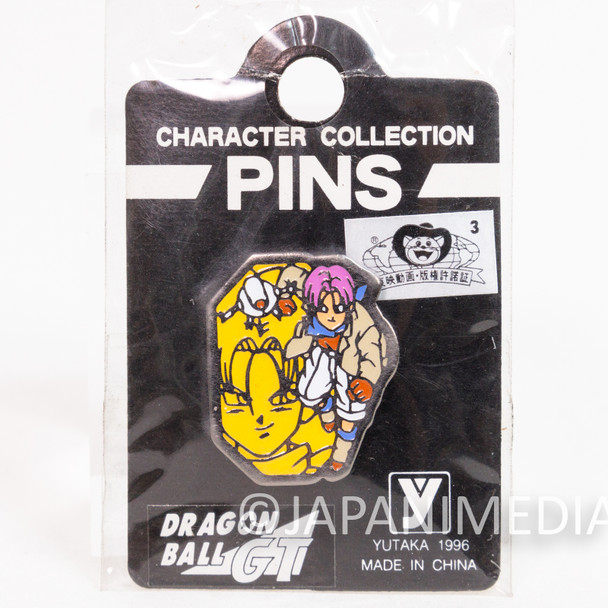 Dragon Ball GT Trunks Metal Pin Yutaka 1996 Character Collection Pins Vintage Anime Japanimedia 1