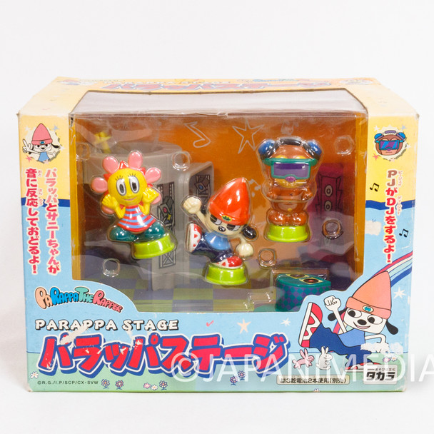 Parappa The Rapper Stage Figure Set TAKARA Retro Game Collectible Japanimedia Store 1