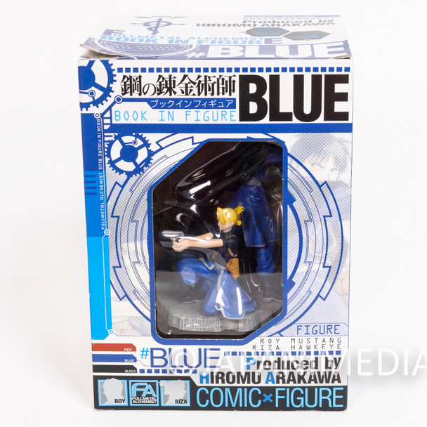 Fullmetal Alchemist Roy Mustang Riza Hawkeye Book in Figure BLUE Anime Collectible Japanimedia Store Front