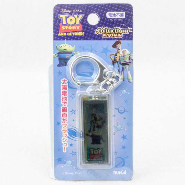 Disney Toy Story Solar Power Flash Plate Keychain RUN'A JAPAN