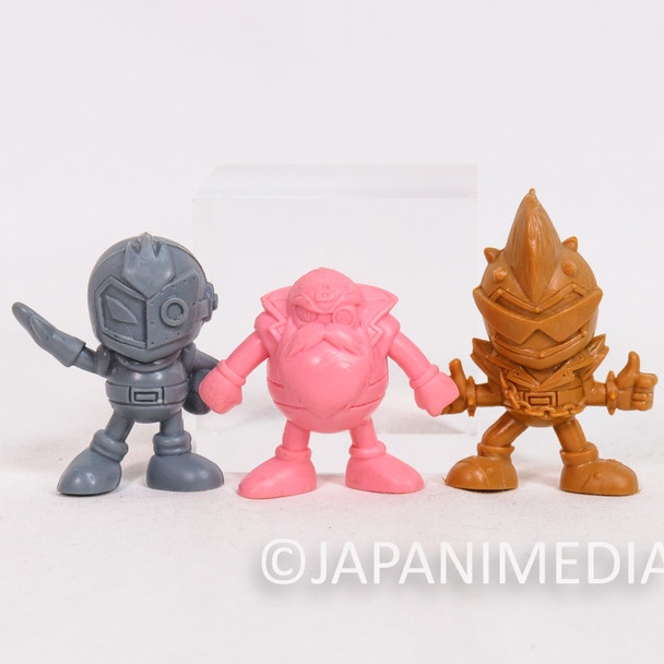 Bomberman Bagura Brain Metal Bomber Rubber Figure 3pc Set Hudson Famicom NES Japan | Japanimedia Store Front
