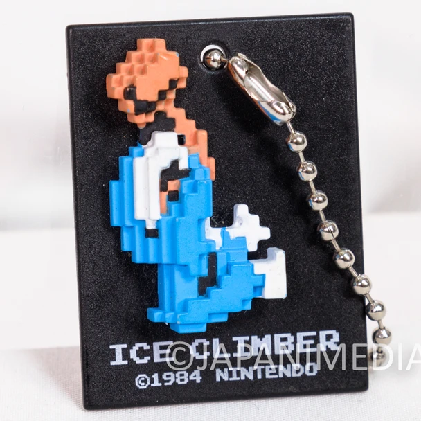 Ice Climber Dot Character Figure Mascot Ballchain Nintendo Japan | Japanimedia Store Front