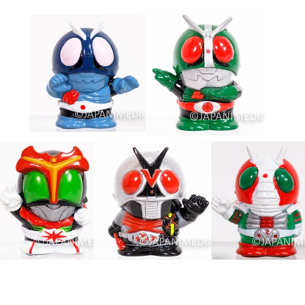 Masked Kamen Rider Soft Vinyl Figure Puppet 5pc set Tokusatsu Japan Japanimedia Store Front