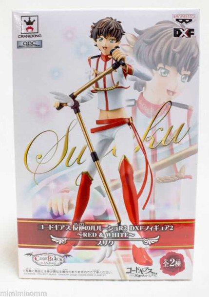 Code Geass R2 Suzaku DXF Figure Red & White Banpresto JAPAN Japanimedia Store FRONT