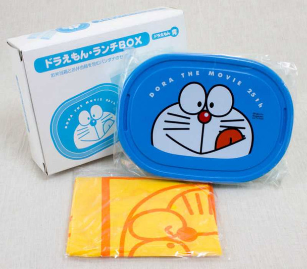 Doraemon Lunch Box w/Bandana Face Ver. JAPAN ANIME MANGA FUJIO Japanimedia Store FRONT