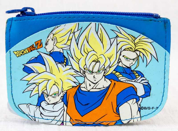Dragon Ball Mini Purse Coin Case Blue Ver. JAPAN ANIME VEGETA GOHAN TRUNKS GOKOU Japanimedia Store FRONT