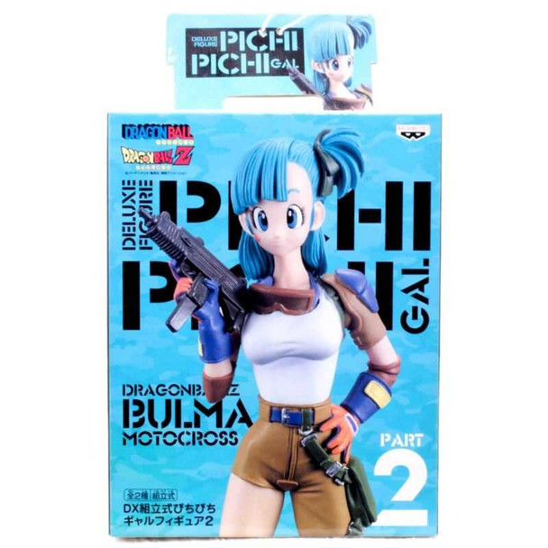 Dragon Ball Z Bulma Motocross Pichi Pichi GAL Figure JAPAN ANIME MANGA JUMP Japanimedia Store FRONT