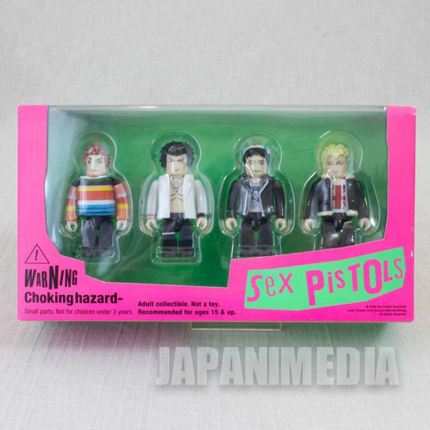 SEX PISTOLS Kubrick figure set Johnny Rotten Sid Vicious Medicom Toy JAPAN 2 Japanimedia Store FRONT
