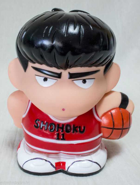 SLAM DUNK Rukawa Kaede Shohoku #11 PVC Figure Coin Bank JAPAN Japanimedia Store FRONT