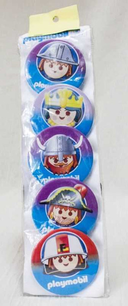 Playmobil Set of 5 Button badge Japanimedia Store FRONT