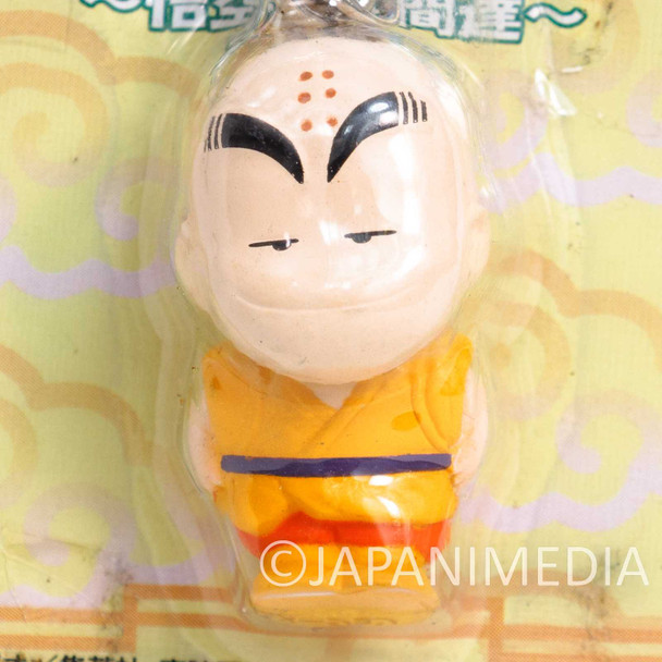RARE! Dragon Ball Krillin Mini Mascot Figure JAPAN Japanimedia Store FRONT