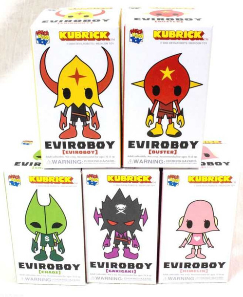 [Set of 5] Kubrick Medicom Devil Robots EVIROBOY devilrobot series JAPAN Japanimedia Store FRONT