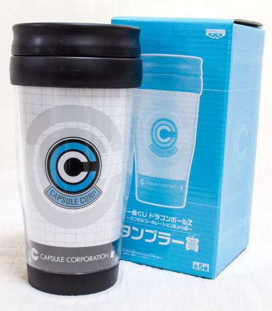Dragon Ball Z Tumbler Capsule Corporation Ichiban Kuji Banpresto JAPAN ANIME Japanimedia Store FRONT