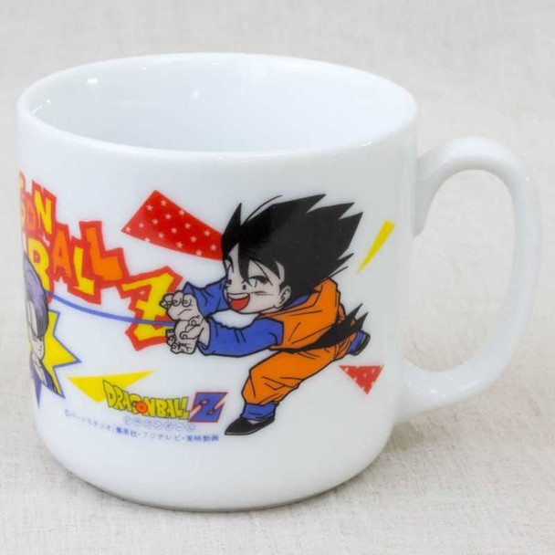 Retro Dragon Ball Z Mug [Son Gokou / Gohan / Goten / Trunks] JAPAN Japanimedia Store FRONT