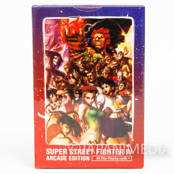 Street Fighter IV 4 Arcade Edition Trump Playing Cards Capcom JAPAN GAME Japanimedia Store FRONT