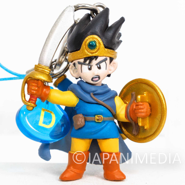 RARE Dragon Quest 3 Character Mascot Figure Strap Brave Hero JAPAN GAME WARRIOR Japanimedia Store FRONT