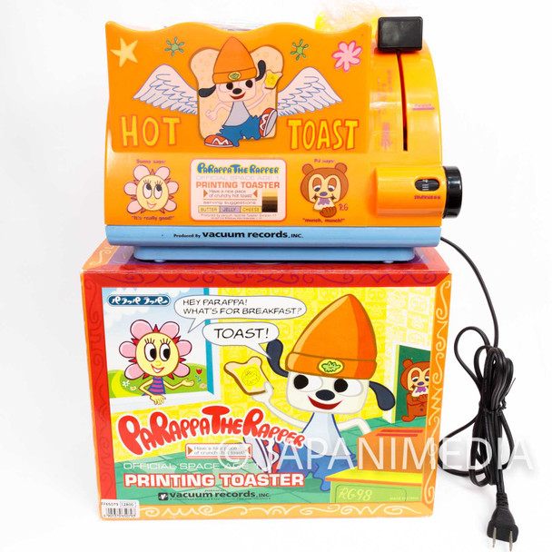 RARE! Parappa The Rapper Space Age Printing Toaster JAPAN ANIME GAME Japanimedia Store FRONT