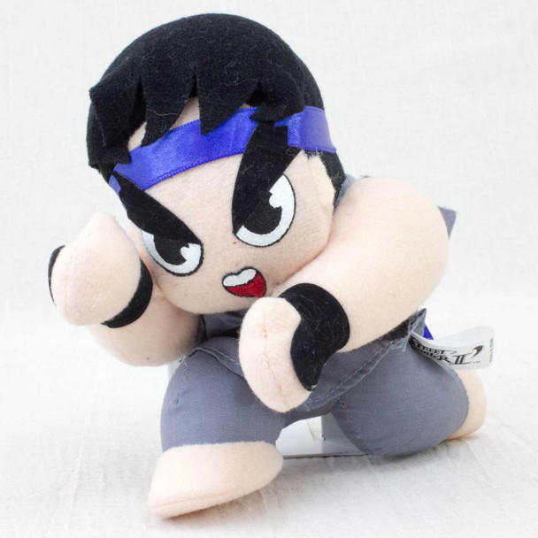Street Fighter 2 Ryu Black Plush Doll Figure Capcom Character JAPAN GAME Japanimedia Store FRONT