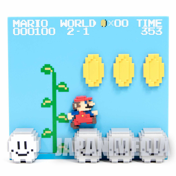 Super Mario Bros. Stage Figure 2-1 Nintendo Dotgraphics / JAPAN NES FAMICOM Japanimedia Store FRONT