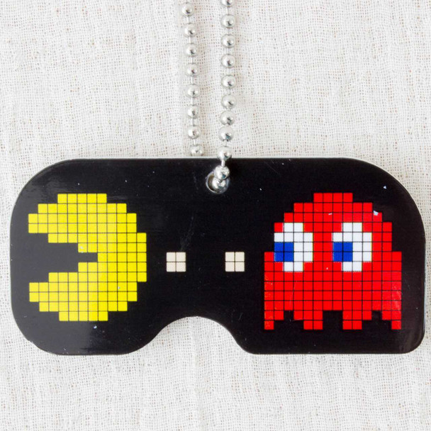 Namco Characters Plate Ball Chain Pac-man Famicom JAPAN Japanimedia Store FRONT
