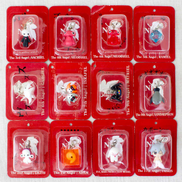 Set of 12 Evangelion Petit EVA Shito Chara Fortune Mini Figure Megahouse JAPAN Japanimedia Store FRONT