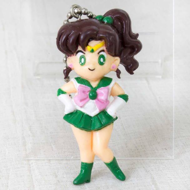 Retro RARE Sailor Moon Sailor Jupiter (Makoto Kino) Figure Ballchain JAPAN ANIME MANGA Japanimedia Store FRONT