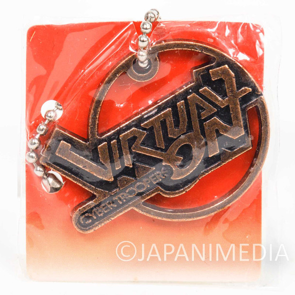 Virtual On: Cyber Troopers SEGA Logo Metal Plate Ball Chain (Copper) JAPAN GAME Japanimedia Store FRONT