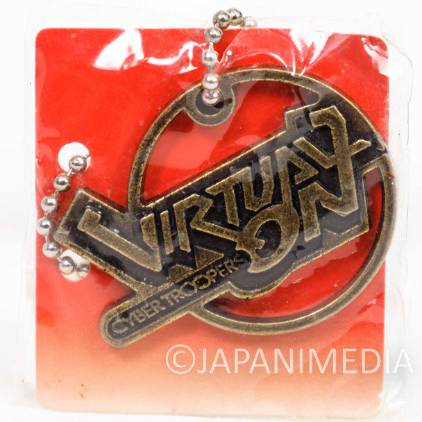 Virtual On: Cyber Troopers SEGA Logo Metal Plate Ball Chain (Gold) JAPAN GAME Japanimedia Store FRONT