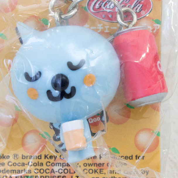 QOO with Apple Juice Can Figure Keychain Coca-Cola SEGA JAPAN 2 Japanimedia Store FRONT