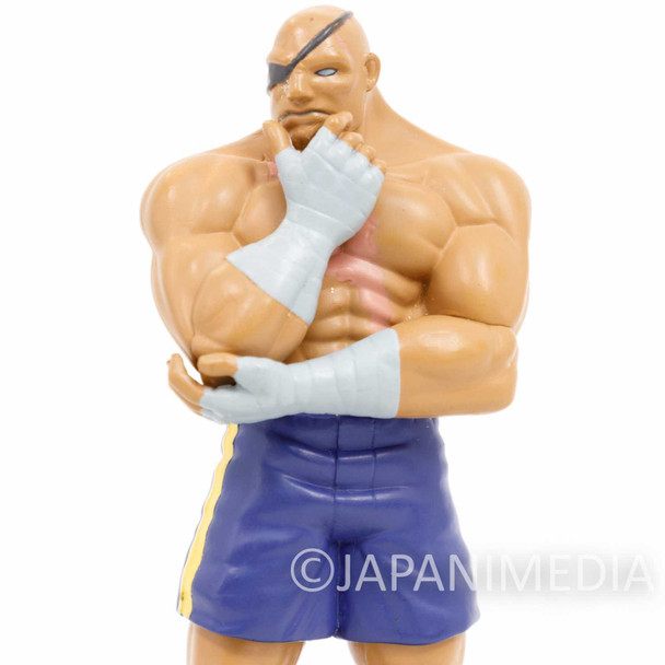 RARE! Street Fighter 2 SAGAT Capcom Character Kachi-Gumi Mini Figure NOBOX Japanimedia Store FRONT