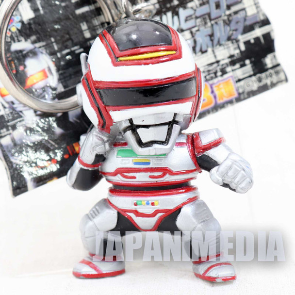 Kyojuu Tokusou Juspion Toei Metal Hero Mascot Figure Key Chain JAPAN TOKUSATSU Japanimedia Store FRONT