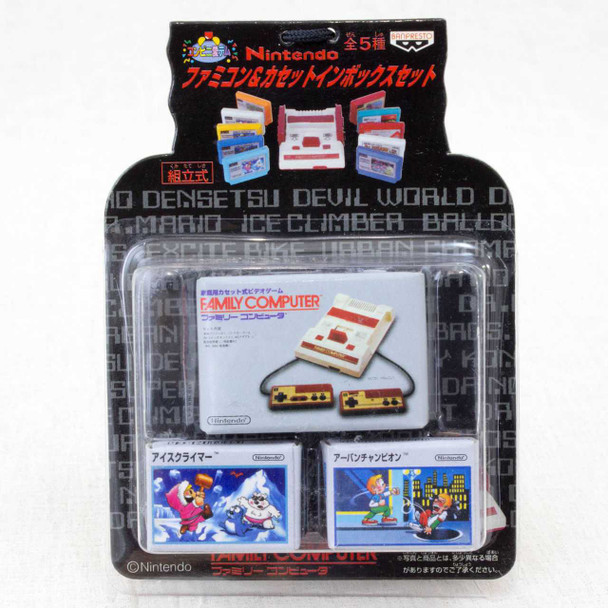Famicom & Cassette in Box Set Miniature Figure Ice Climber JAPAN NES NINTENDO Japanimedia Store FRONT