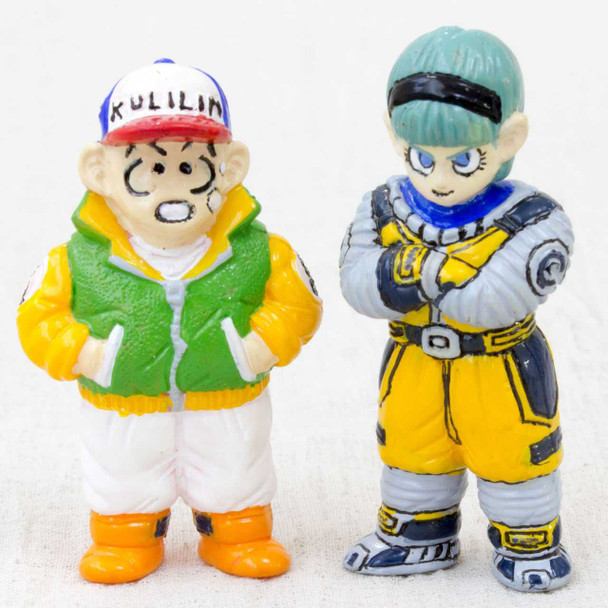 Dragon Ball Z Mini Rubber Painted Figure Set Bulma Krillin JAPAN ANIME MANGA Japanimedia Store FRONT