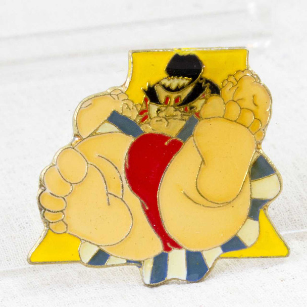 Street Fighter 2 Metal Pins Badge E. Honda Capcom Character JAPAN GAME Japanimedia Store FRONT