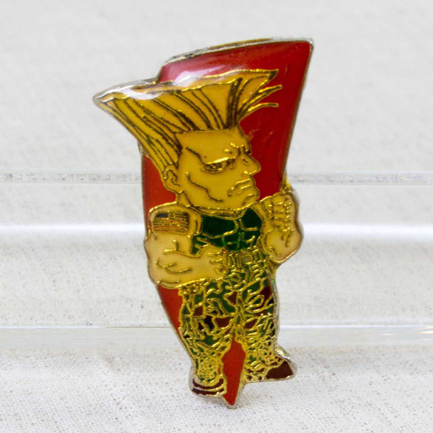 Street Fighter 2 Metal Pins Badge Guile Capcom Character JAPAN GAME 2 Japanimedia Store FRONT