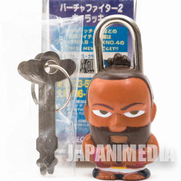 Virtua Fighter 2 Jeffry McWild Mascot Padlock Key SEGA 1994 JAPAN GAME FIGURE Japanimedia Store FRONT