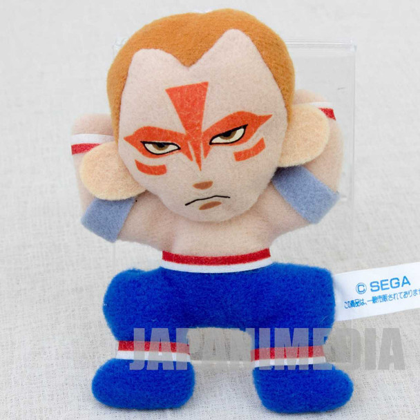 Virtua Fighter 2 Wolf Hawkfield 3.5" Mini Plush Doll SEGA 1995 JAPAN GAME FIGURE Japanimedia Store FRONT
