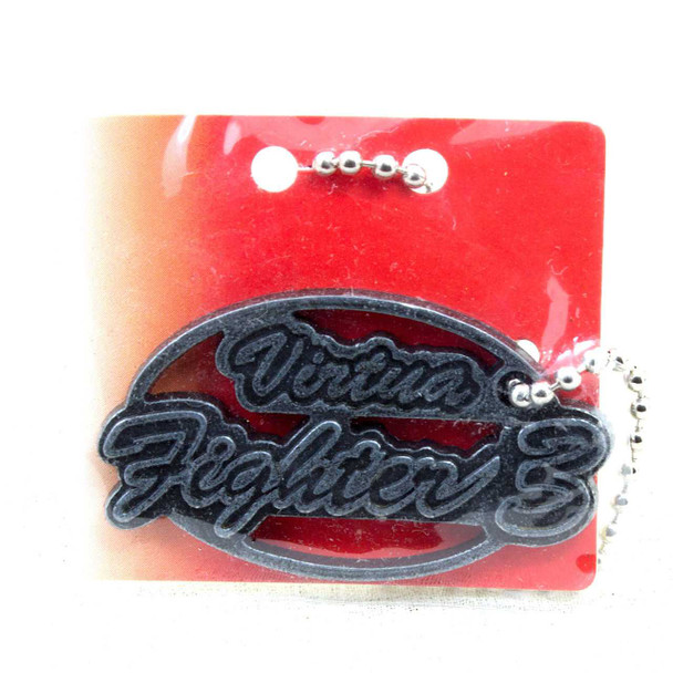 SEGA Logo Metal Plate Ball Chain Virtua Fighter 3 Silver JAPAN GAME Japanimedia Store FRONT