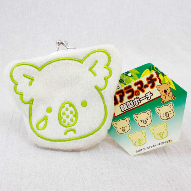 Koala's March Face Type Coin Case Mini Pouch Furyu JAPAN FOOD LOTTE 4 Japanimedia Store FRONT