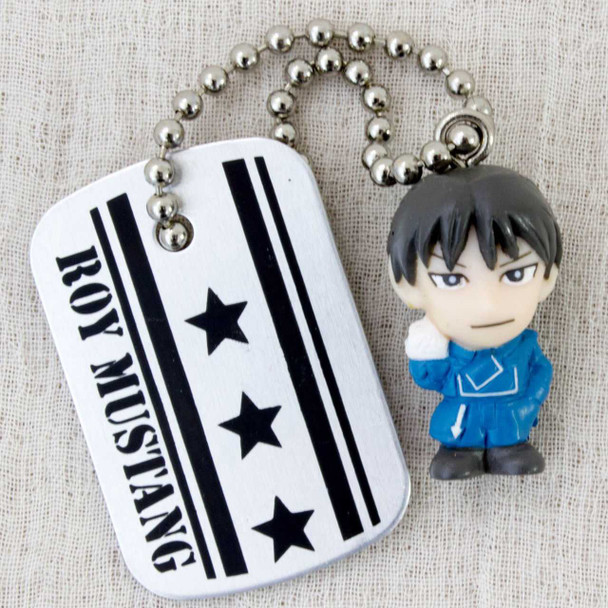 FullMetal Alchemist Roy Mustang Figure Plate Tag Ballchain Bandai JAPAN ANIME Japanimedia Store FRONT