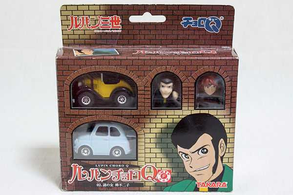 Lupin the Third (3rd) Lupin & fujiko Choro-Q Car Figure Set TAKARA JAPAN ANIME MANGA Japanimedia Store FRONT