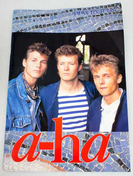 a-ha 1987 Japan Concert Tour Program Art Book Japanimedia Store FRONT