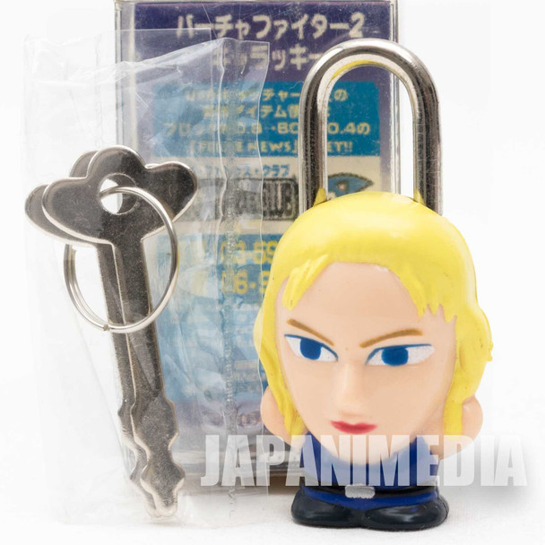 Virtua Fighter 2 Sarah Bryant Mascot Padlock Key SEGA 1994 JAPAN GAME FIGURE Japanimedia Store FRONT