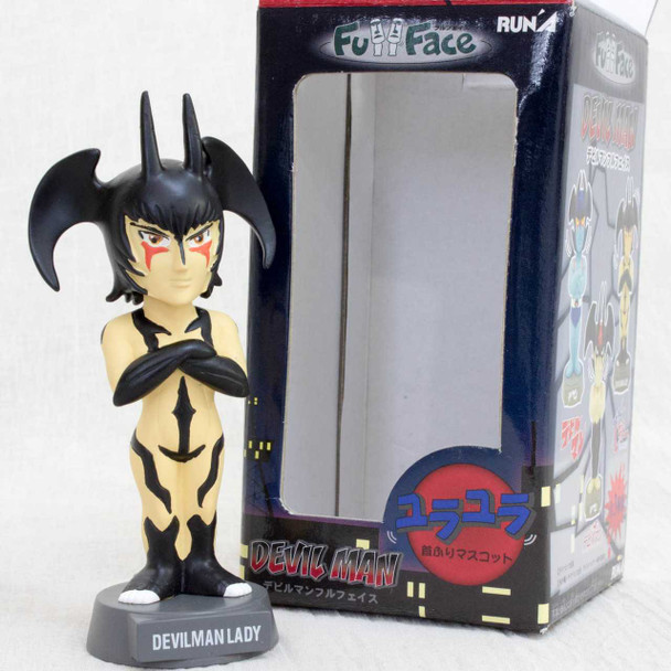 Devilman Bobble Bobbin Head Figure Devilman Lady RUN'A JAPAN ANIME Japanimedia Store FRONT