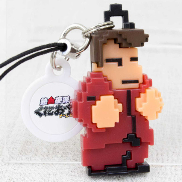 RARE Nekketsu Kouha Kunio-kun RYUICHI Dot Character Strap JAPAN GAME NES FAMICOM Japanimedia Store FRONT